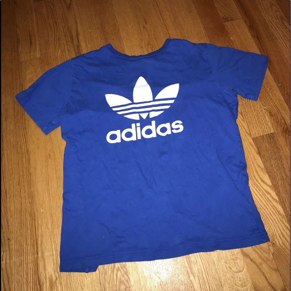 Blue adidas t-shirt